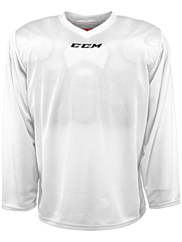 CCM Trainingstrikot 5000 Jersey SR, Weiss, XL von CCM