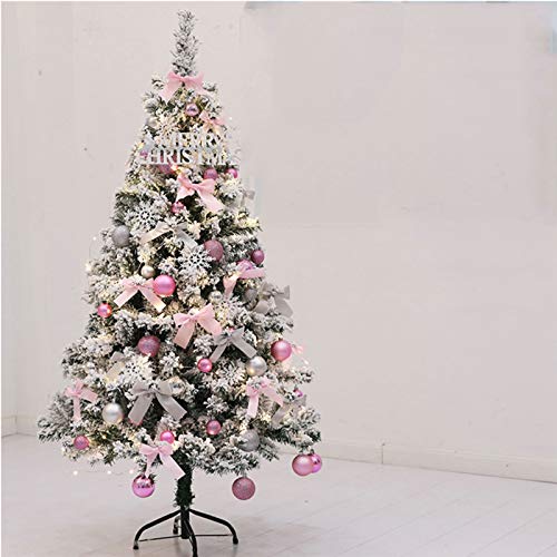 CCMYNSW Rosa Weihnachtsschmuck, groß, Weihnachtsbaum-Szene, Dekoration, Ornamente, Simulation, künstliches Set, Popularität, Weihnachten, bunt, für Firmenfeiern, Innenhof, Rosa, 1,2 m, das Neue von CCMYNSW