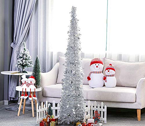 CCMYNSW Weihnachtsbaum, 120 cm, künstlicher Weihnachtsschmuck für den Innenbereich, Kinder, für Schlafzimmer, Kinderzimmer, Wohnzimmer, Party, Blau, 1,2 m (Weihnachtsbaumgeschenke) von CCMYNSW