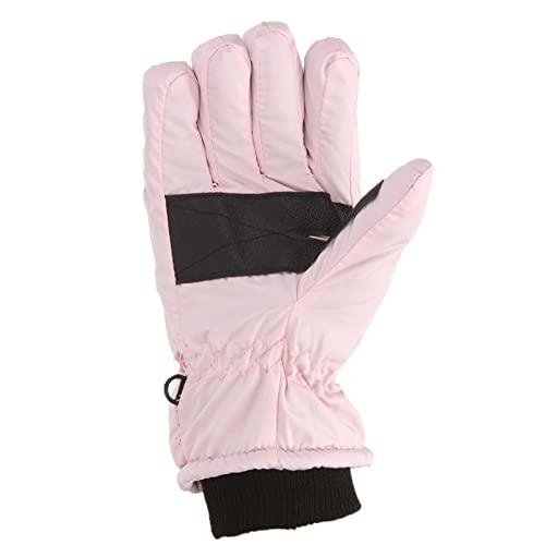 CCOOfhhc Handschuhe Kinder wasserdichte Arbeitshandschuhe Winddichte Handschuhe Winter Warm Gloves Snowboard Fahrradhandschuhe Plüsch Laufhandschuhe Für 1-13 Jahre Mädchen Jungen von CCOOfhhc