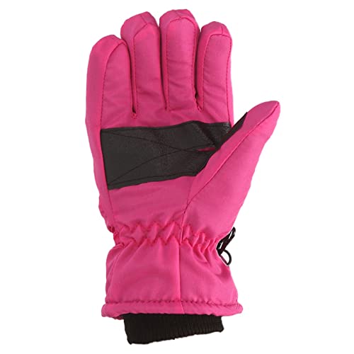 CCOOfhhc Handschuhe Kinder wasserdichte Arbeitshandschuhe Winddichte Handschuhe Winter Warm Gloves Snowboard Fahrradhandschuhe Plüsch Laufhandschuhe Für 1-13 Jahre Mädchen Jungen von CCOOfhhc