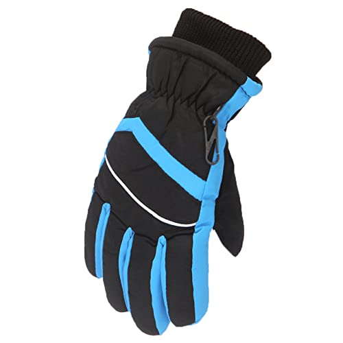 CCOOfhhc Kinder Winter Skihandschuhe, Wasserdicht Arbeitshandschuhe Winddichte Handschuh Winter Warm Winterhandschuhe Snowboard Fahrradhandschuhe Fleece Fingerhandschuhe Für 1-13 Jahre Mädchen Jungen von CCOOfhhc