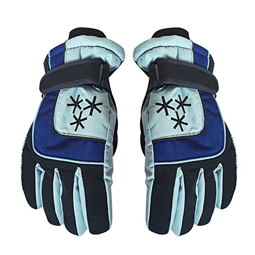 CCOOfhhc Kinderhandschuhe, Wasserdicht Arbeitshandschuhe Winddichte Handschuhe Winter Warm Kinderhandschuhe Snowboard Fahrradhandschuhe Plüsch Thermohandschuhe Für 1-13 Jahre Mädchen Jungen von CCOOfhhc