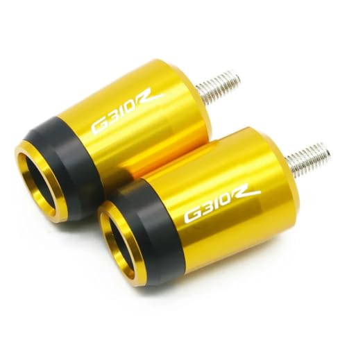 CDBFWD 7/8''22mm Motorrad Lenker Stecker Universal Lenker Hand Griff Griff Bar Enden Passt für BMW G310R G310 R G 310 R G310GS-Gold von CDBFWD