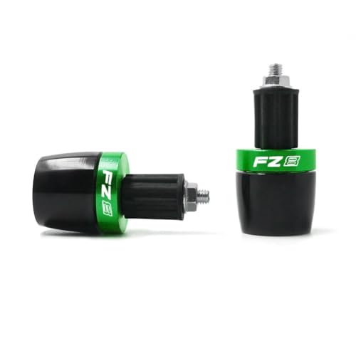 CDBFWD 7/8''22mm Motorrad Lenker Stecker Universal Lenker Hand Griff Griff Bar Enden Passt für Yamaha FAZER FZ8 FZ 8 All Years-Green von CDBFWD