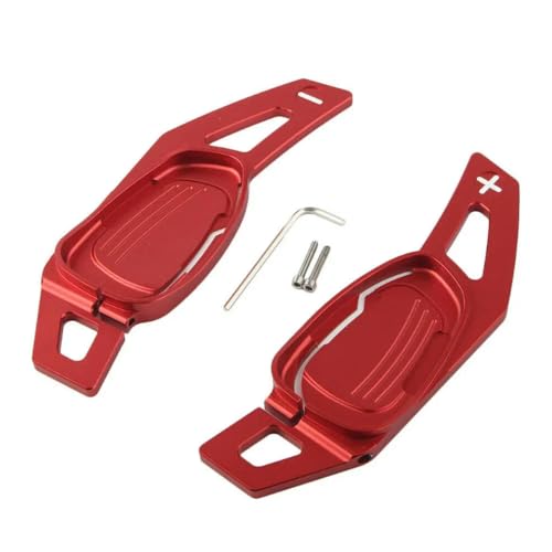 CDBFWD Auto Shift Paddle Aluminium Legierung Auto Lenkrad Shift Paddle Passt für A5 S3 S5 S6 SQ5 RS3 RS6 RS7-Red von CDBFWD