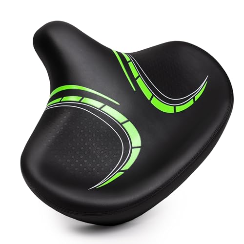 CDYWD Übergroßer Fahrradsattel Herren & Damen - Bequem, Weich, Extra Breit, Ergonomisch, Polster Fahrrad Sattel - Universal Ersatz Fahrradsitz, für Mountainbike, Cityrad, Ebike, Heimtrainer CDYWD Übergroßer Fahrradsattel Herren & Damen - Bequem, Weich, Extra Breit, Ergonomisch, Polster Fahrrad Sattel - Universal Ersatz Fahrradsitz, für Mountainbike, Cityrad, Ebike, Heimtrainer von CDYWD