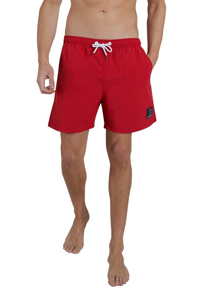 CECEBA Badehose CECEBA Herren Badehose rot uni (1-St) von CECEBA