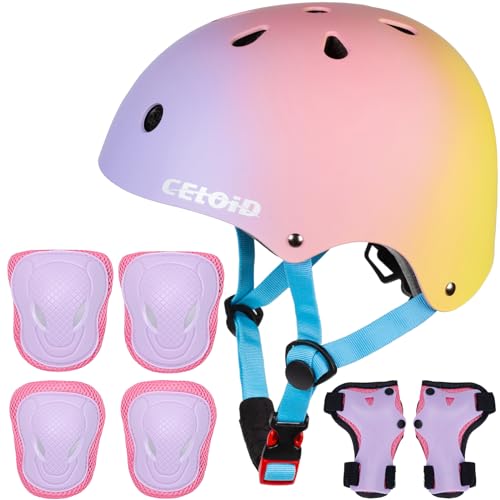 DE-RZ301-Kids Helmet-Set-Pink Violet-S von CELOID