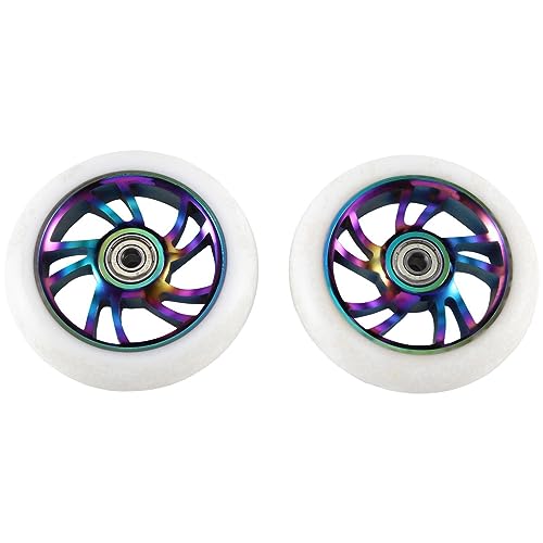 CENMEN 2 Stück 110 mm Scooter- -Aluminium, Verschleißfeste PU-Stunt-Scooter-Teile, Kick-Scooter-Zubehör CENMEN 2 Stück 110 mm Scooter- -Aluminium, Verschleißfeste PU-Stunt-Scooter-Teile, Kick-Scooter-Zubehör von CENMEN