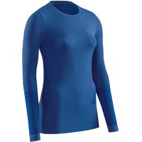 CEP Cold Weather Base langarm Laufshirt Damen 039 - blue M von CEP