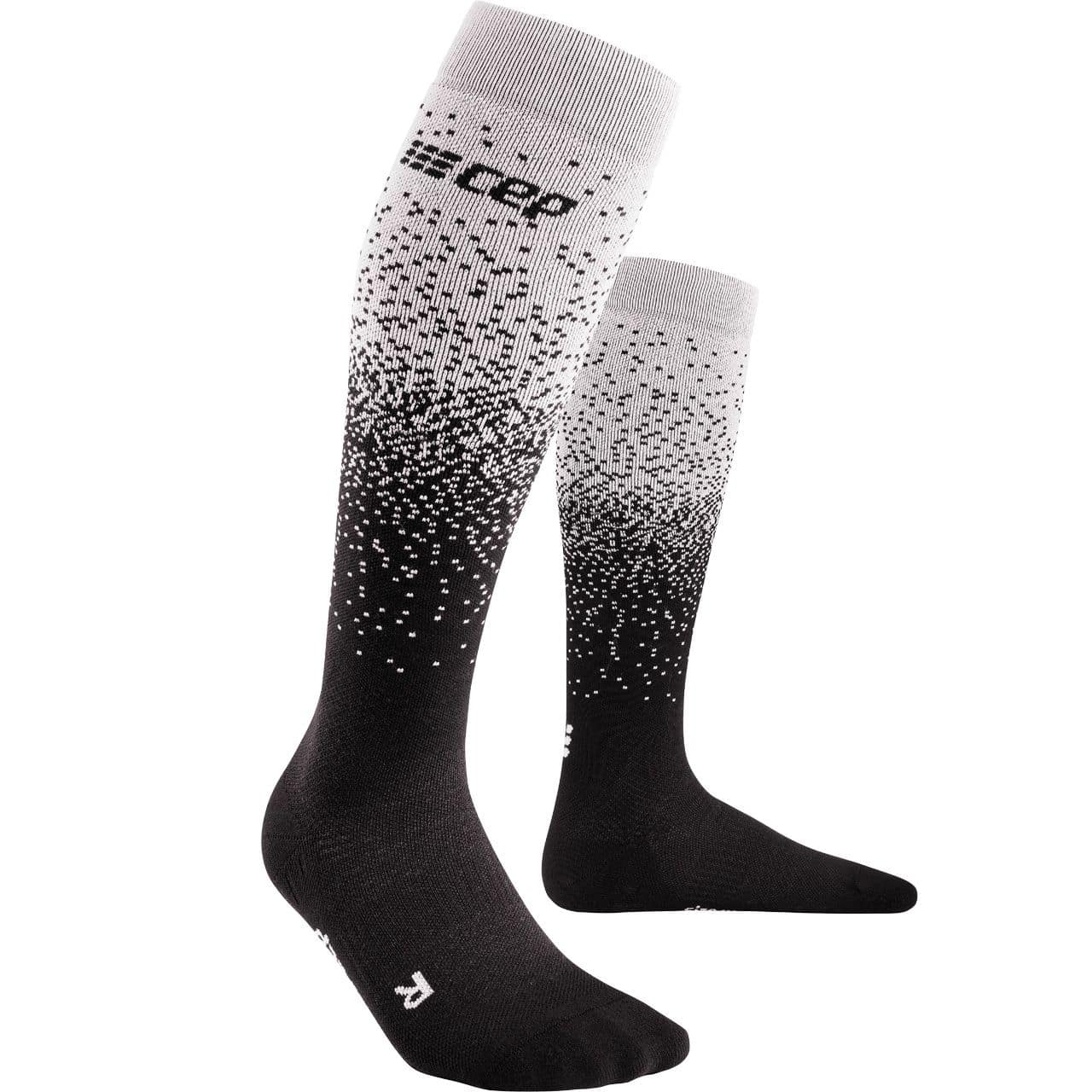 CEP Damen Skisocken SNOWFALL COMPRESSION black/offwhite CEP Damen Skisocken SNOWFALL COMPRESSION black/offwhite von CEP