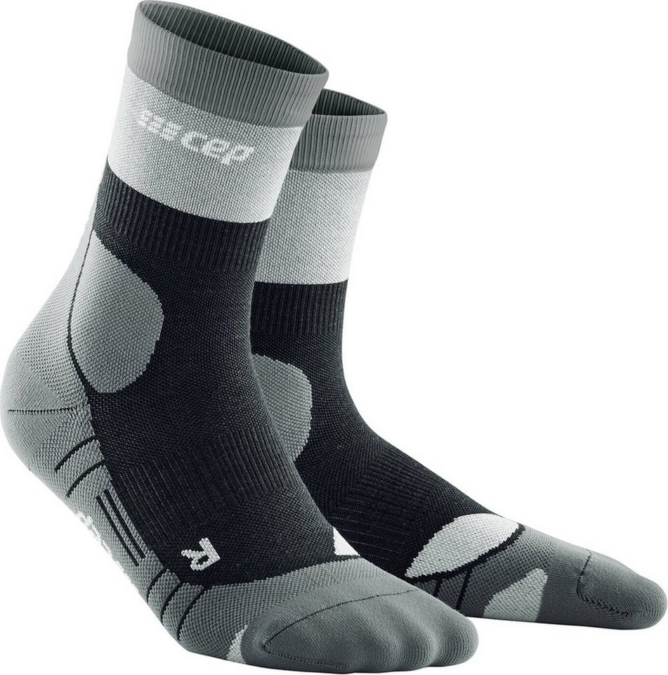 CEP Freizeitsocken CEP hiking light merino mid-cut soc STONEGREY/GREY von CEP