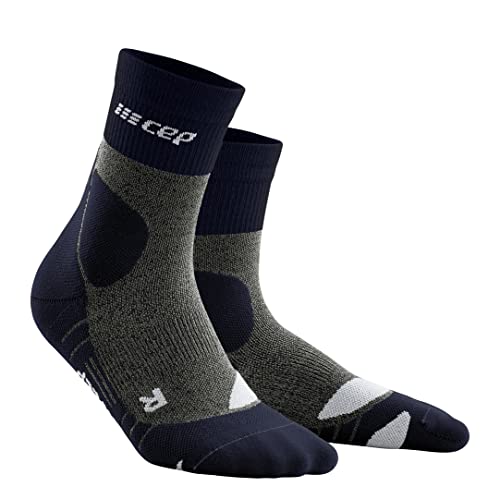 CEP - HIKING MERINO MID CUT SOCKS REDESIGN für Herren | Knöchellange Wandersocken mit Kompression | Trekkingsocken für optimale Trittsicherheit in Peacoat/Grey | Größe V | XL CEP - HIKING MERINO MID CUT SOCKS REDESIGN für Herren | Knöchellange Wandersocken mit Kompression | Trekkingsocken für optimale Trittsicherheit in Peacoat/Grey | Größe V | XL von CEP