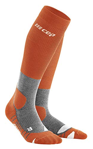 CEP - HIKING MERINO SOCKS REDESIGN für Damen | Knielange Wandersocken mit Kompression | Trekkingsocken für optimale Trittsicherheit in Sunset/Grey | Größe IV CEP - HIKING MERINO SOCKS REDESIGN für Damen | Knielange Wandersocken mit Kompression | Trekkingsocken für optimale Trittsicherheit in Sunset/Grey | Größe IV von CEP