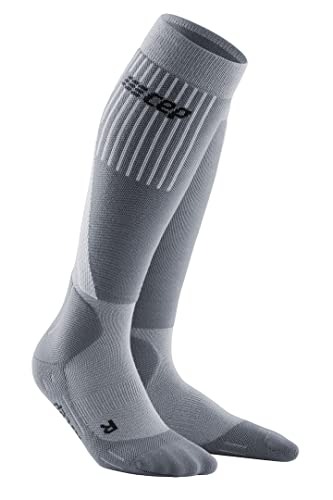 CEP Herren Cold Wheater Socks Laufbekleidung Kompressions-Socken Grau - Iii von CEP