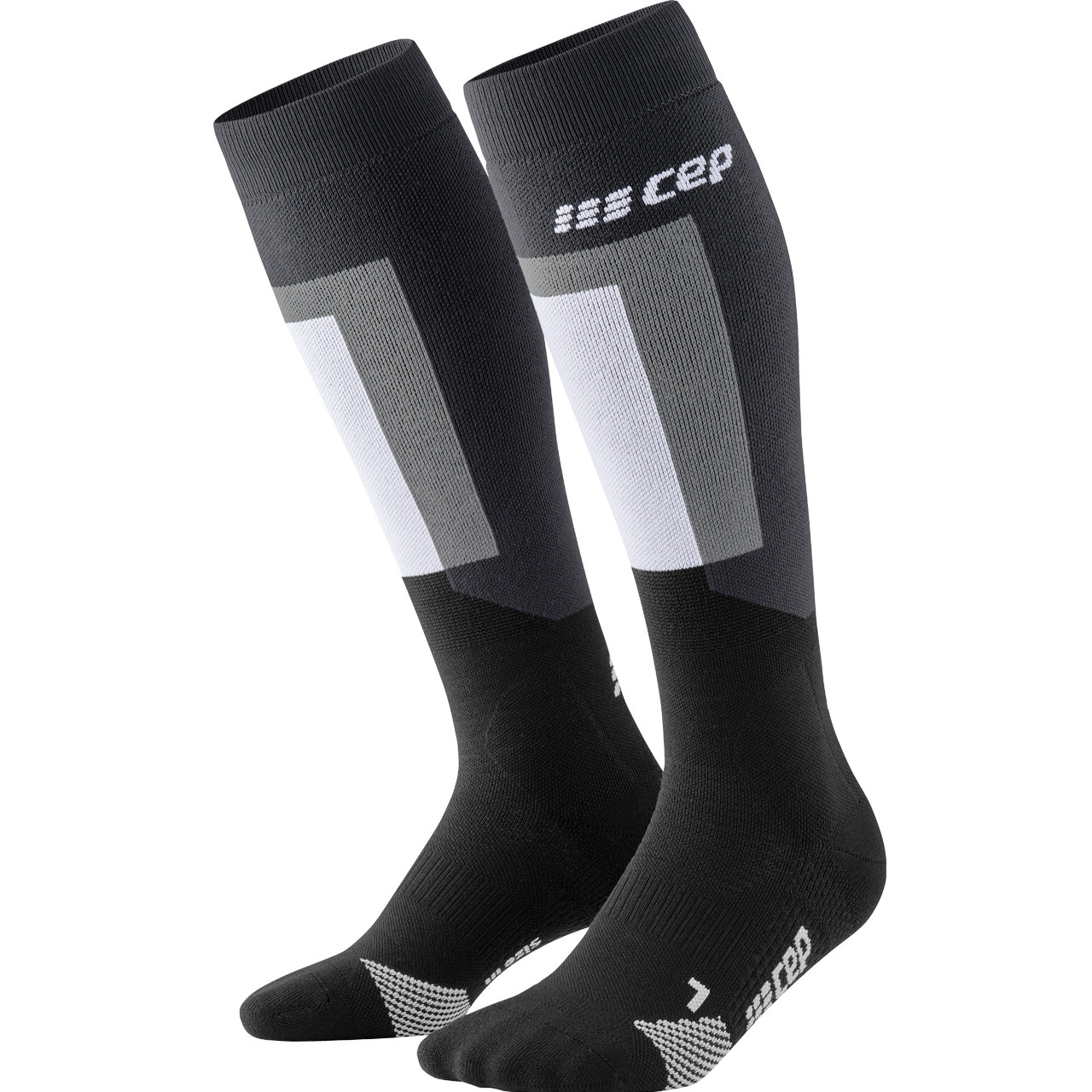 CEP Herren Ski Socken THERMO COMPRESSION black/grey CEP Herren Ski Socken THERMO COMPRESSION black/grey von CEP