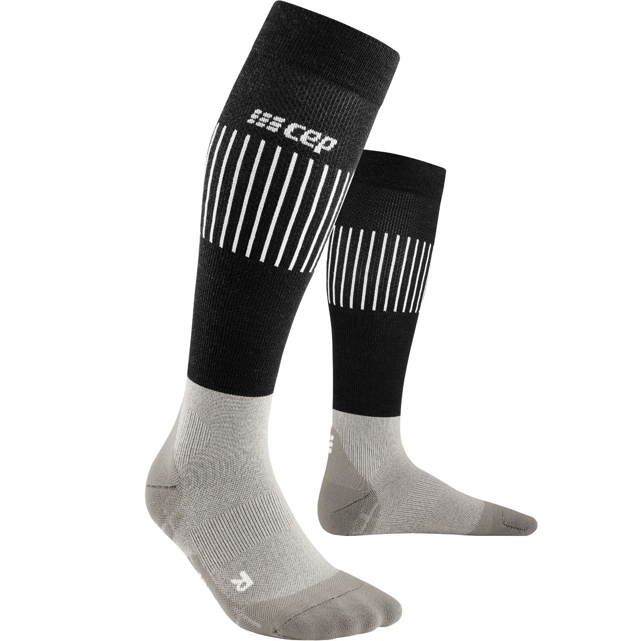 CEP Herren Skisocken ULTRALIGHT COMPRESSION black/grey CEP Herren Skisocken ULTRALIGHT COMPRESSION black/grey von CEP