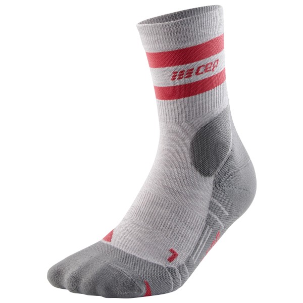 CEP - Hiking 80's Socks Mid Cut - Wandersocken Gr III grau von CEP