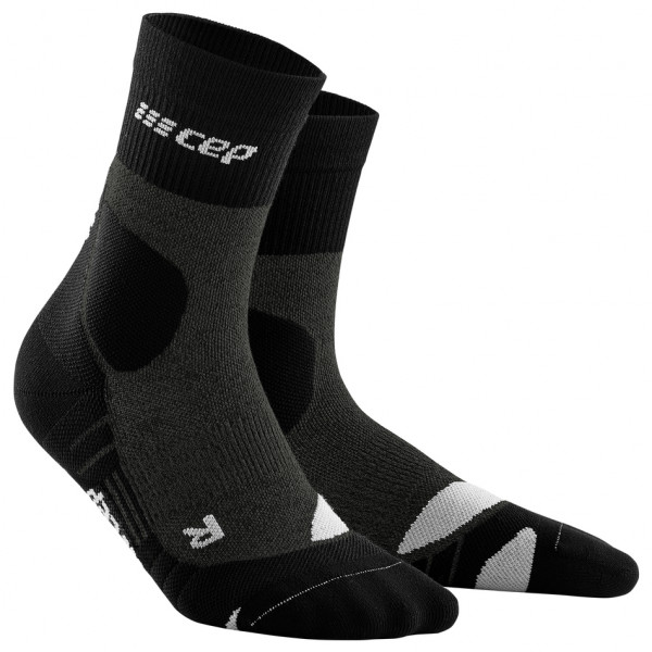 CEP - Hiking Merino Mid-Cut Socks - Kompressionssocken Gr V schwarz von CEP