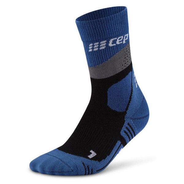 CEP - Max Cushion Socks Hiking Mid Cut - Wandersocken Gr V blau CEP - Max Cushion Socks Hiking Mid Cut - Wandersocken Gr V blau von CEP