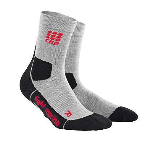 CEP – Outdoor Light Merino MID-Cut Socks, Wandersocken, grau, Größe II für Damen, Kompressionsstrümpfe Made by medi CEP – Outdoor Light Merino MID-Cut Socks, Wandersocken, grau, Größe II für Damen, Kompressionsstrümpfe Made by medi von CEP
