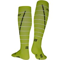 CEP Reflective Laufsocken Damen 687 - neon yellow IV (43-46) von CEP