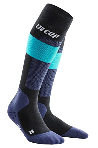 CEP - SKIING MERINO COMPRESSION SOCKS für Damen | Ski Sport Merino Socken mit Kompression und perfektem Fußklima dank Merino Wolle | Blau | Größe IV | L CEP - SKIING MERINO COMPRESSION SOCKS für Damen | Ski Sport Merino Socken mit Kompression und perfektem Fußklima dank Merino Wolle | Blau | Größe IV | L von CEP