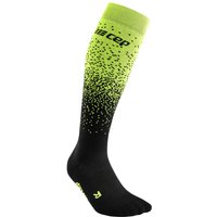 CEP Snowfall lange Skisocken Damen 314 - black/green II (34-37) von CEP