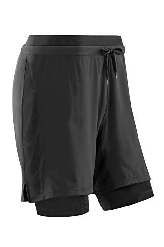 CEP – Training 2IN1 Shorts für Herren | Kurze Trainingshose mit gezielter Kompression in schwarz | Größe L CEP – Training 2IN1 Shorts für Herren | Kurze Trainingshose mit gezielter Kompression in schwarz | Größe L von CEP