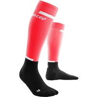 CEP The Run V4 lange Laufsocken Damen 388 - pink/black III (37-40) von CEP