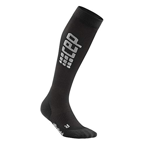 CEP pro+ Run Ultralight Socks Herren Black-Grey Gr. Gr. 3 von CEP