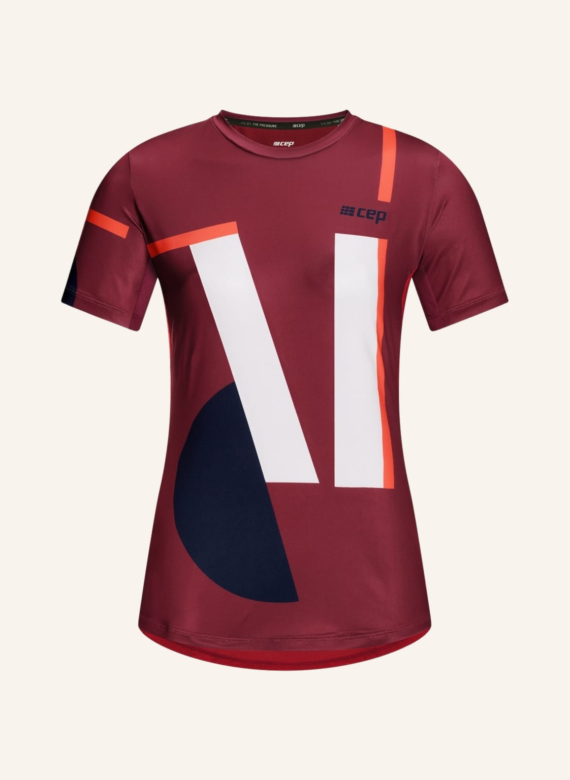 Cep Laufshirt The Run Short Sleeve rot Cep Laufshirt The Run Short Sleeve rot von CEP