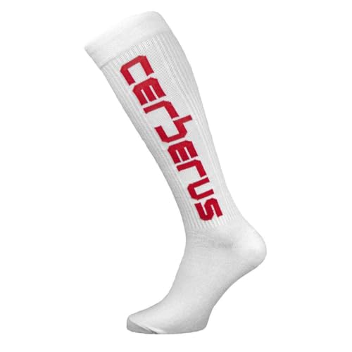Cerberus Kreuzheben Socken, Weiß/Rot, Einheitsgröße Cerberus Kreuzheben Socken, Weiß/Rot, Einheitsgröße von CERBERUS Strength