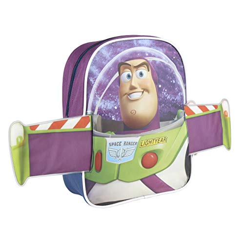 Artesania Cerda Mochila Infantil Personaje Toy Story Buzz Lightyear Kinder-Rucksack, 31 cm, Blau (Azul) von CERDÁ LIFE'S LITTLE MOMENTS