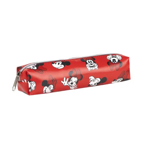 CERDÁ LIFE'S LITTLE MOMENTS - Federmäppchen Damen von Minnie Mouse - 1 Fach Etui aus Kunstleder mit Reißverschluss - Dünnes und leichtes Design - Offiziell Lizenziert von Disney von CERDÁ LIFE'S LITTLE MOMENTS