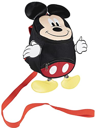 CERDÁ LIFE'S LITTLE MOMENTS - Kindergartenrucksack Jungen mit Gurt und Sicherheitsleine | Mickey Mouse Kinderrucksack Jungen für Baby - Offizielle Disney Lizenz, Mehrfarbig, Einheitsgröße von CERDÁ LIFE'S LITTLE MOMENTS