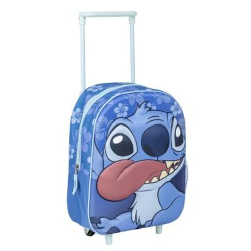 CERDÁ LIFE'S LITTLE MOMENTS Unisex Kinder Trolley 3D Stitch Kinderrucksack, blau von CERDÁ LIFE'S LITTLE MOMENTS