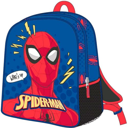 Spiderman Kinderrucksack, Blau, Reißverschluss, 25 x 31 x 10 cm, Kinderrucksack mit 3D-Details, gepolsterte Griffe, Originalprodukt, entworfen in Spanien, blau, Estándar, Casual Spiderman Kinderrucksack, Blau, Reißverschluss, 25 x 31 x 10 cm, Kinderrucksack mit 3D-Details, gepolsterte Griffe, Originalprodukt, entworfen in Spanien, blau, Estándar, Casual von CERDÁ LIFE'S LITTLE MOMENTS