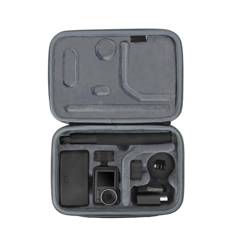 CERFFOOL Tragbare Combo Tasche Case für DJI Osmo Action 5 Pro Action 4 Action3 Schützendes Stoßfestes Kratzfestes Action Kamera Zubehör (Adventure Combo Bag) von CERFFOOL