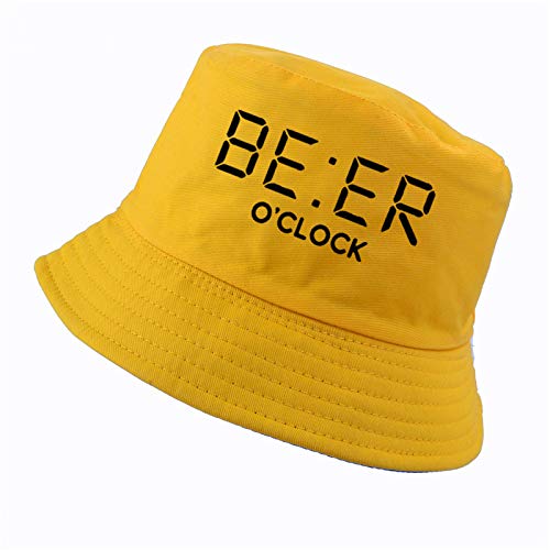 CFCYS Fischerhüte Für Damen,Baumwolle Lustige Bier Oclock Druck Männer Fischer Hüte Kühlen Sommer Lustige Männer Frauen Eimer Hut Outdoor Panama Angelkappe,Gelb CFCYS Fischerhüte Für Damen,Baumwolle Lustige Bier Oclock Druck Männer Fischer Hüte Kühlen Sommer Lustige Männer Frauen Eimer Hut Outdoor Panama Angelkappe,Gelb von CFCYS