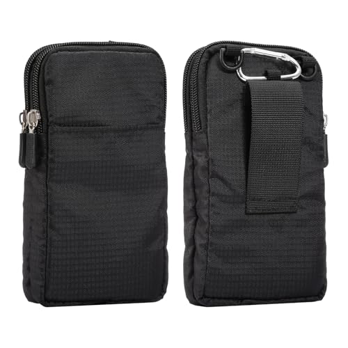Telefon Gürteltasche Herren Schwarz, Herren Handytasche zum Umhängen Klein, Vertikal Schultertaschen Handy Gürtel Holster Hüfttasche Messenger Tasche Kuriertasche Handtaschen mit Gürtelschlaufe Telefon Gürteltasche Herren Schwarz, Herren Handytasche zum Umhängen Klein, Vertikal Schultertaschen Handy Gürtel Holster Hüfttasche Messenger Tasche Kuriertasche Handtaschen mit Gürtelschlaufe von CFKNDBP