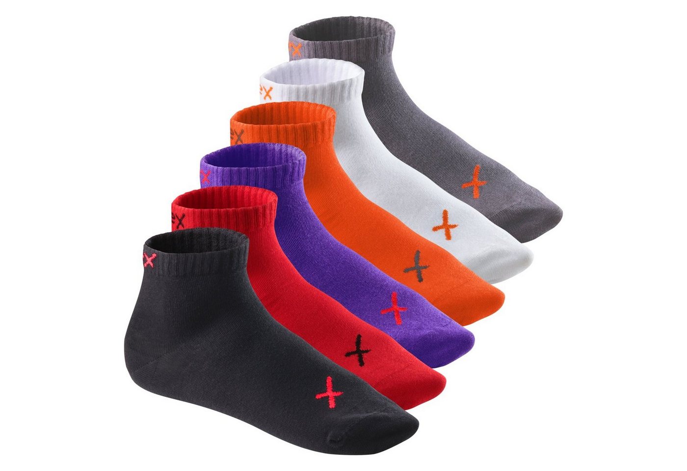 CFLEX Kurzsocken Lifestyle Kurzschaft Socken für Damen & Herren (6 Paar) Sneaker von CFLEX