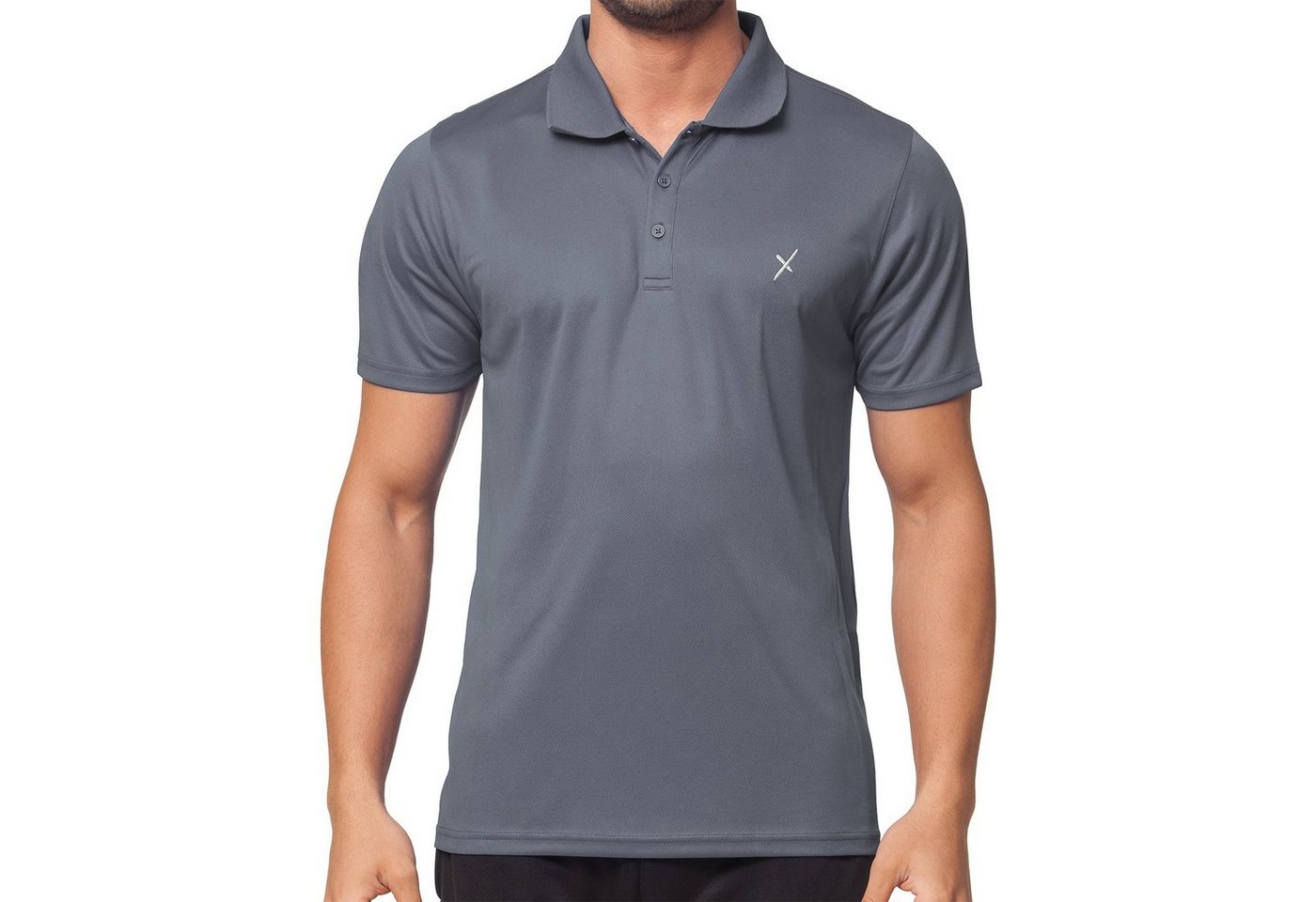 CFLEX Trainingsshirt Herren Sport Shirt Fitness Polo-Shirt Sportswear Collection von CFLEX