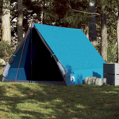 Sportartikel Campingzelt A-Rahmen 2 Personen blau wasserdicht von CFODOJ