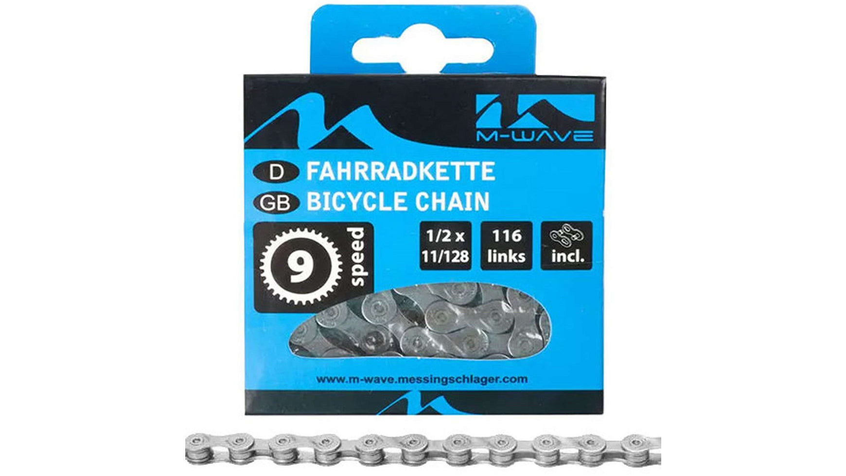 M-Wave Fahrradkette 9-fach von CFP