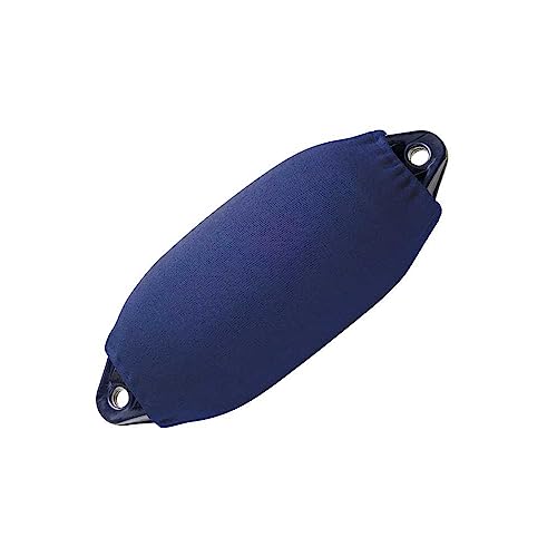 CG94 - Handgefertigte Fenderabdeckung für Boote - UV- und Meerwasserbeständig - Langlebiges Acryl - Schnelltrocknend und Maschinenwaschbar - Blau, Ø 21-24 cm, L 60-64 cm von CG94