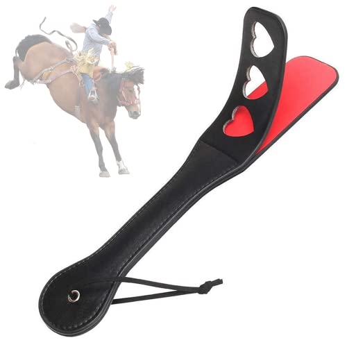 CGJIANG Pferdegerte, PU-Leder, schwarz, Reitgerte, Reitpaddel für das tägliche Training CGJIANG Pferdegerte, PU-Leder, schwarz, Reitgerte, Reitpaddel für das tägliche Training von CGJIANG