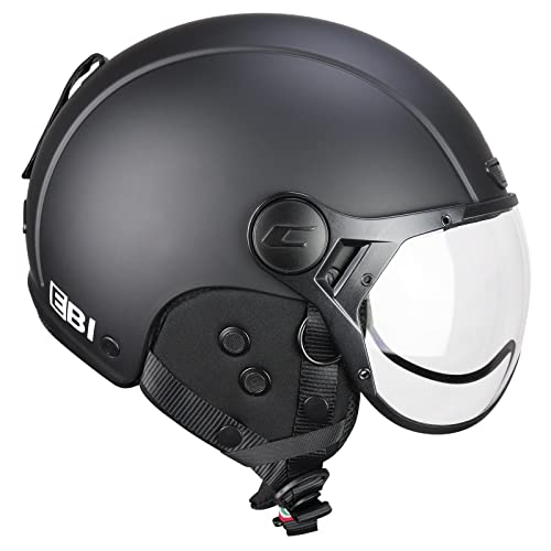 CGM Unisex – Erwachsene EBI skihelm, Mattschwarz, S (55-56cm) von CGM