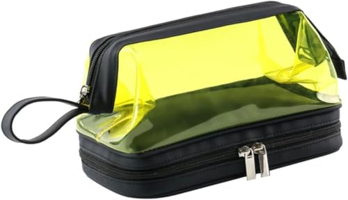 Transparente Kosmetiktasche, Make-up-Taschen, durchsichtige Make-up-Tasche, Make-up-Tasche für unterwegs, Kosmetiktaschen für Damen, Make-up-Halter, große Make-up-Tasche, Make-up-Beutel, Reise-Ku von CGRYREH